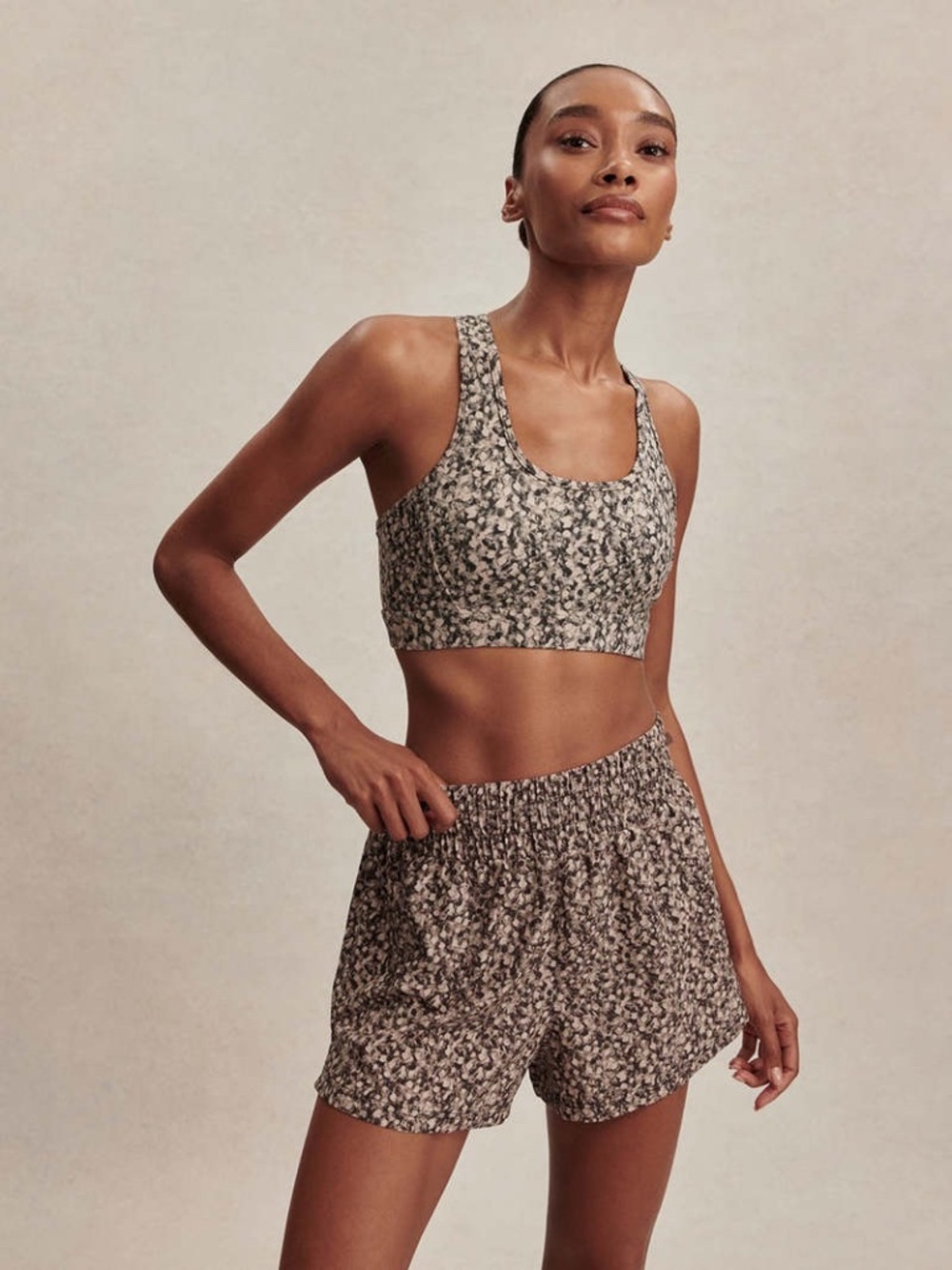 Varley Kallin Running Short - Dappled Floral - Small